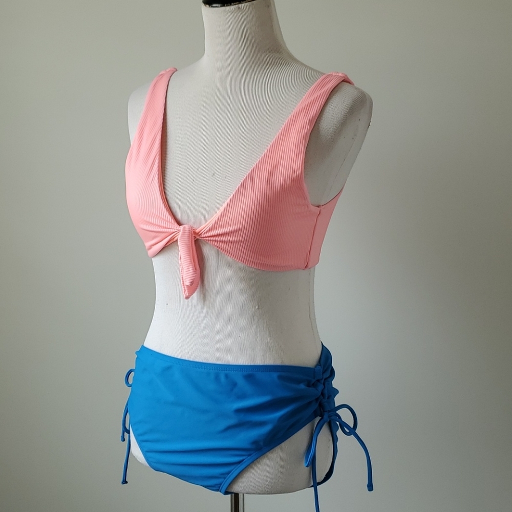 Time and Tru blue bikini bathing suit bottom